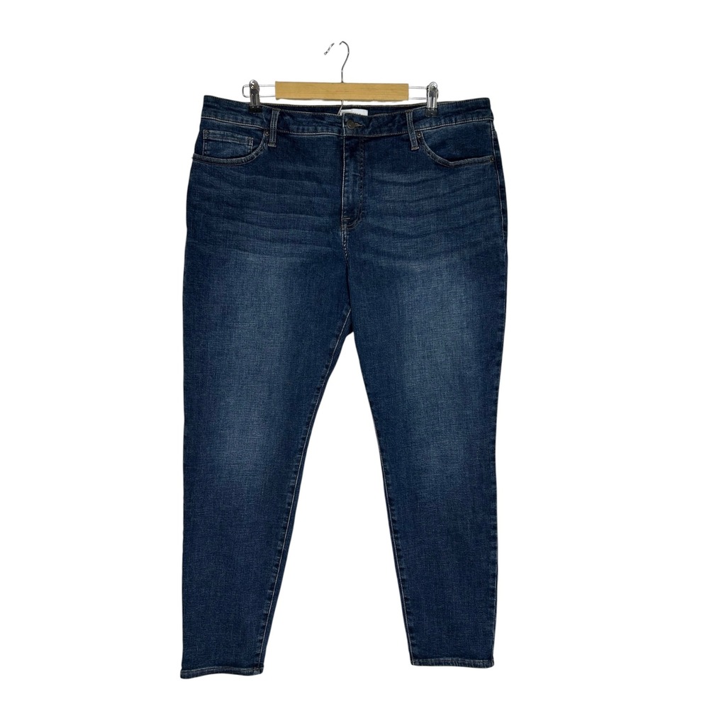 Pistola Arielle Dark to Medium Wash P67317mtw‎ Stretch High Rise Skinny Jean 20W